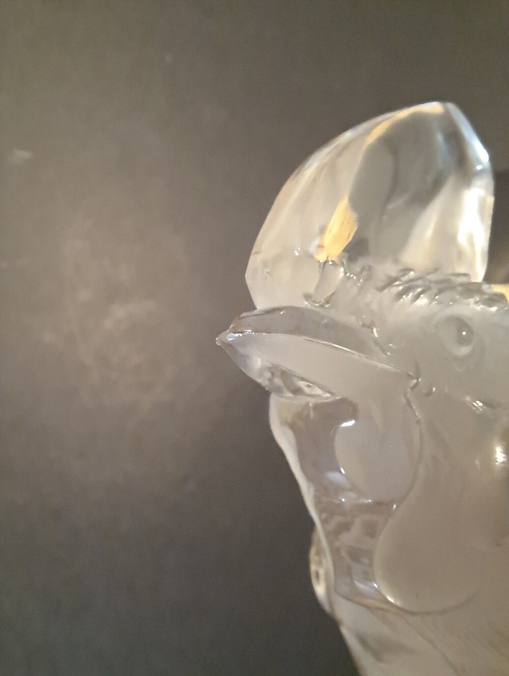 Lalique Clear Crystal Rooster Sculpture - Picture 14 of 14